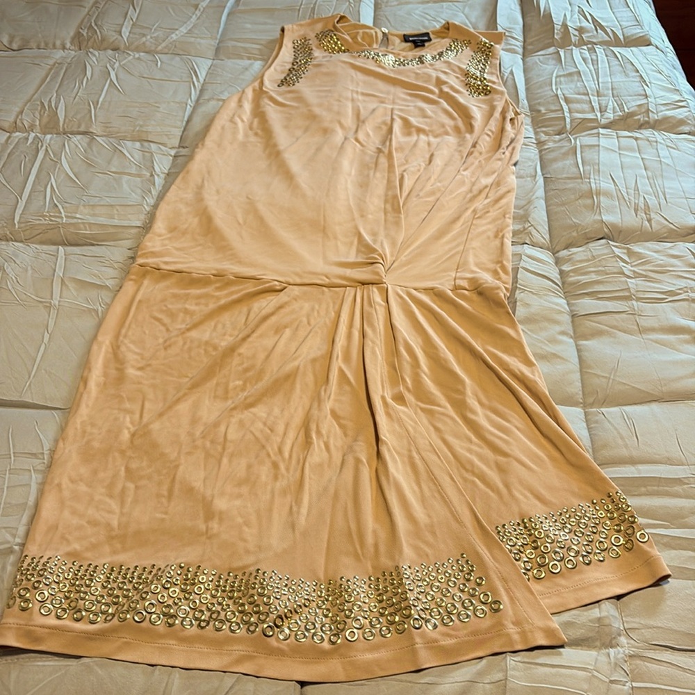 Just Cavalli Apricot Top with Metallic Accents